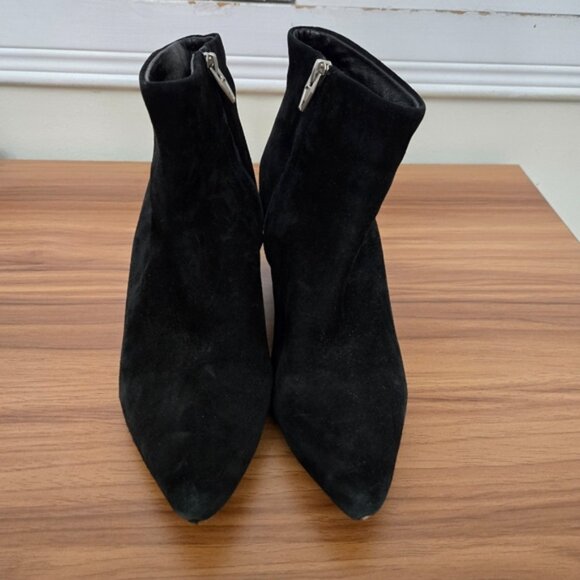 Alexander Wang Women's Black Suede Pointed Toe Boots - Picture 5 of 13